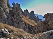 Rifugio Rosalba (1730 m) ad anello con vento-31genn22 - FOTOGALLERY